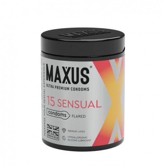 Анатомические презервативы MAXUS Sensual - 15 шт. - Maxus - купить с доставкой в Жуковском