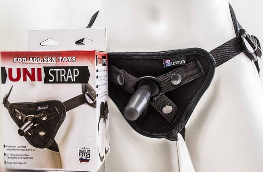 Универсальные трусики Harness UNI strap с корсетом - LOVETOY (А-Полимер) - купить с доставкой в Жуковском