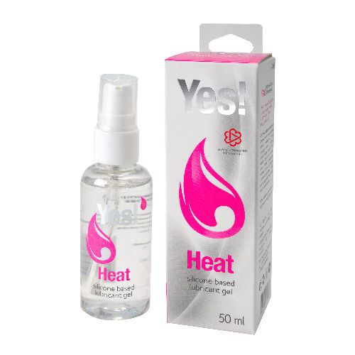Возбуждающая силиконовая вагинальная смазка Yes Heat - 50 мл. - Sitabella - купить с доставкой в Жуковском