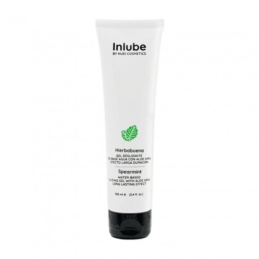Водный лубрикант Nuei Inlube с алоэ вера и ароматом мяты - 100 мл. - Nuei cosmetics - купить с доставкой в Жуковском