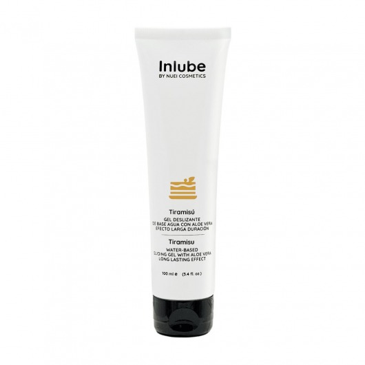 Водный лубрикант Nuei Inlube с алоэ вера и ароматом тирамису - 100 мл. - Nuei cosmetics - купить с доставкой в Жуковском