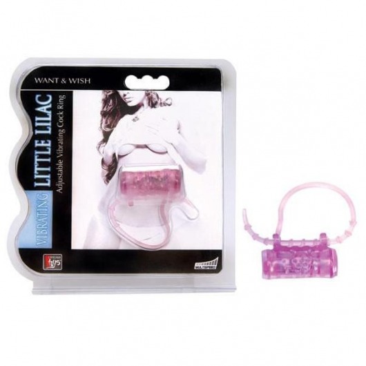 Эрекционное кольцо с вибратором LITTLE LILAC - Dream Toys - в Жуковском купить с доставкой