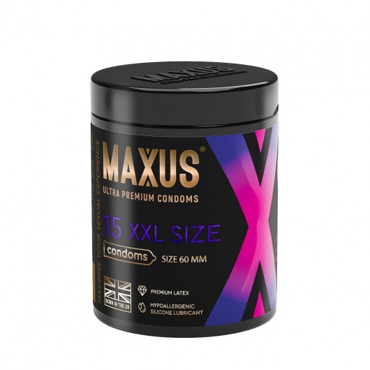 Презервативы увеличенного размера Maxus XXL - 15 шт. - Maxus - купить с доставкой в Жуковском
