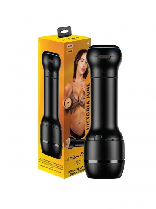 Мастурбатор-ротик с интерактивной насадкой PowerBlow   FeelVictoria Mouth - Kiiroo - в Жуковском купить с доставкой