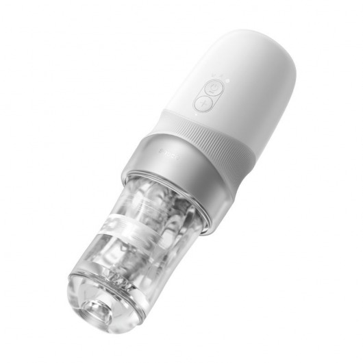 Белый автоматический мастурбатор Extra Sauce - Sauce - в Жуковском купить с доставкой