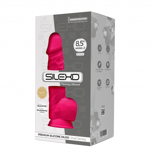 Розовый фаллоимитатор Model 3 - 21,7 см. - Adrien Lastic