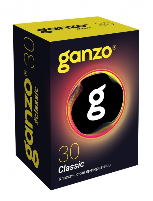 Классические презервативы с обильной смазкой Ganzo Classic - 30 шт. - Ganzo - купить с доставкой в Жуковском