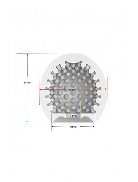 Белый мастурбатор-шар Lucky Ball Type 2 - MALESATION - в Жуковском купить с доставкой