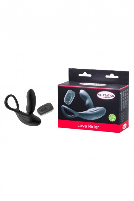 Стимулятор простаты с эрекционным кольцом Love Rider - MALESATION - в Жуковском купить с доставкой