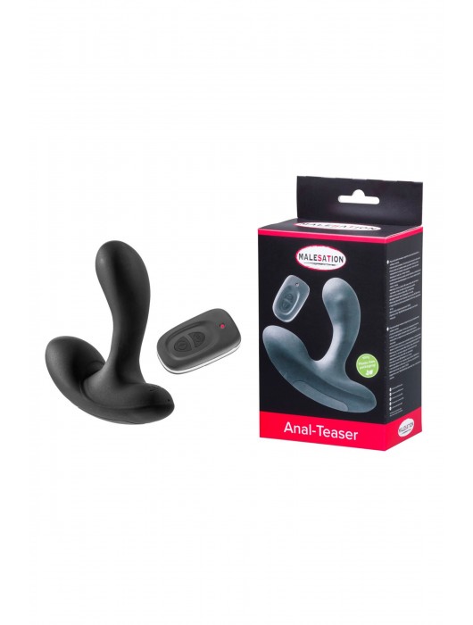 Черный стимулятор простаты Anal-Teaser - MALESATION - в Жуковском купить с доставкой