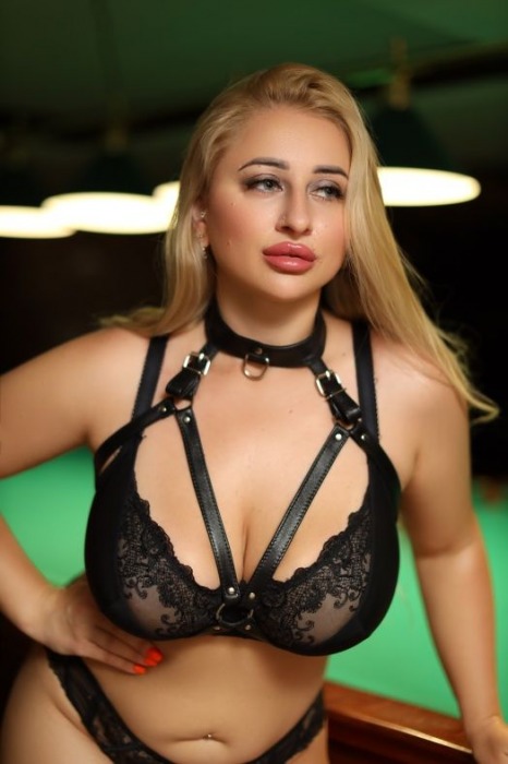Черная кожаная сбруя с ошейником plus size из нежной кожи - БДСМ Арсенал - купить с доставкой в Жуковском
