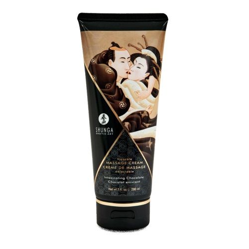 Массажный крем для тела с ароматом шоколада Intoxicating Chocolate - 200 мл. - Shunga - купить с доставкой в Жуковском