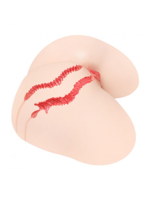 Мастурбатор-полуторс с двойным слоем материала и вибрацией Vanilla Onahole - KOKOS - в Жуковском купить с доставкой