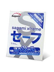 Презерватив Sagami Xtreme Ultrasafe с двойным количеством смазки - 1 шт. - Sagami - купить с доставкой в Жуковском