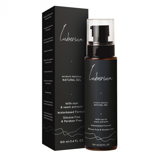 Интимный гель на водной основе с экстрактами нони и нима Luberium Natural Gel - 100 мл. - Luberium - купить с доставкой в Жуковском
