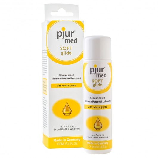 Силиконовый лубрикант с жожоба pjur MED Soft glide - 100 мл. - Pjur - купить с доставкой в Жуковском