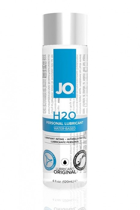 Нейтральный лубрикант на водной основе JO Personal Lubricant H2O - 120 мл. - System JO - купить с доставкой в Жуковском