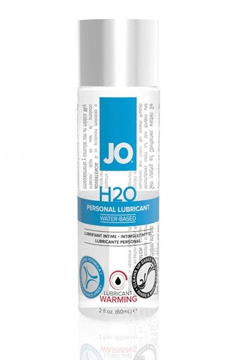 Возбуждающий лубрикант на водной основе JO Personal Lubricant H2O Warming - 60 мл. - System JO - купить с доставкой в Жуковском