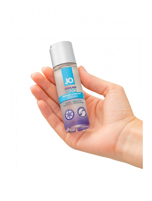 Охлаждающий лубрикант на водной основе JO Personal Lubricant H2O COOLING - 60 мл. - System JO - купить с доставкой в Жуковском