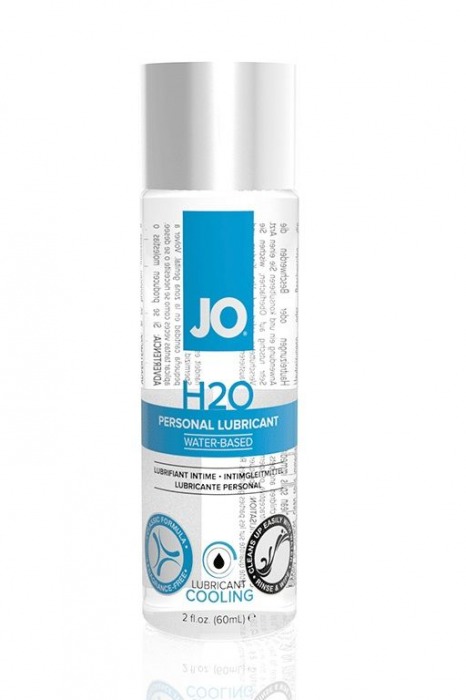 Охлаждающий лубрикант на водной основе JO Personal Lubricant H2O COOLING - 60 мл. - System JO - купить с доставкой в Жуковском