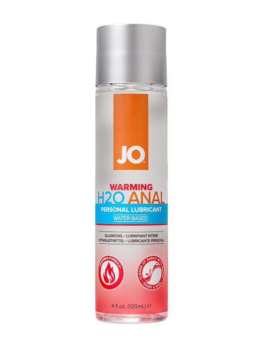 Анальный согревающий лубрикант на водной основе JO Anal H2O Warming - 120 мл. - System JO - купить с доставкой в Жуковском