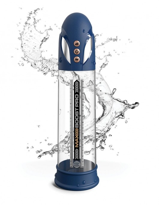 Синяя вакуумная автоматическая помпа Max Boost Pro Flow - Pipedream - в Жуковском купить с доставкой