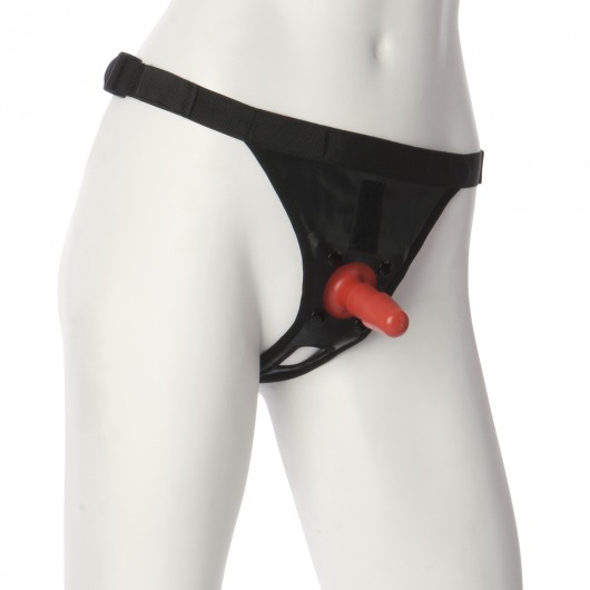 Трусики со штырьком для фиксации насадок Ultra Harness with Plug - Doc Johnson - купить с доставкой в Жуковском