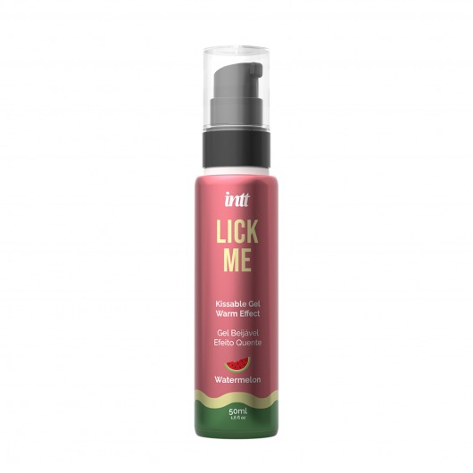 Гель Lick Me с согревающим эффектом и ароматом арбуза - 50 мл. - INTT - купить с доставкой в Жуковском