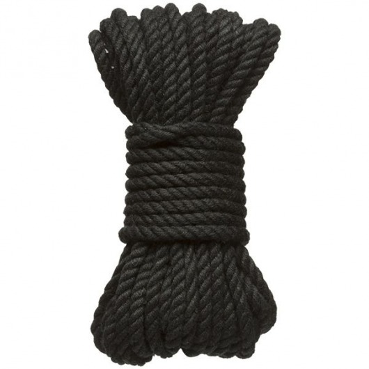 Черная верёвка для связывания и фиксации Bind Tie - 9,14 м. - Doc Johnson - купить с доставкой в Жуковском