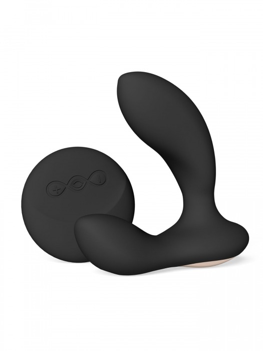 Черный вибромассажер простаты с пультом ДУ Hugo 2 Remote - Lelo - в Жуковском купить с доставкой
