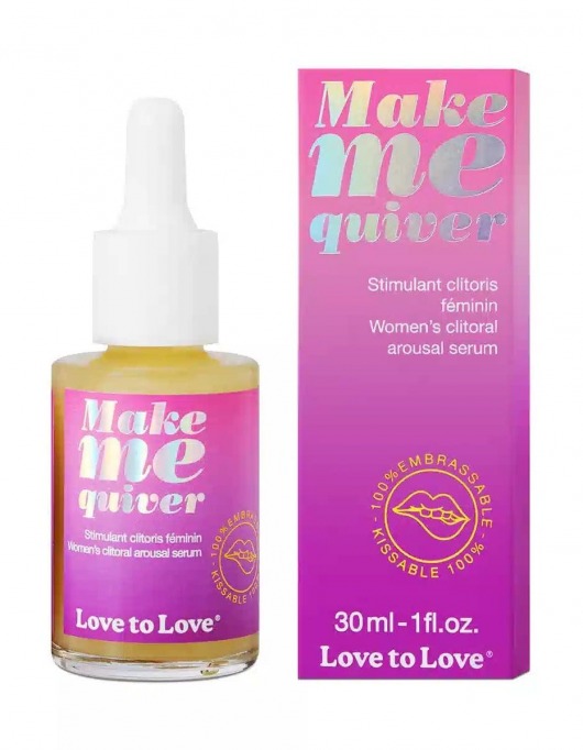 Возбуждающие капли для клитора Make Me Quiver - 30 мл. - Love to Love - купить с доставкой в Жуковском