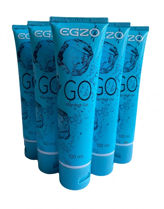 Набор из 5 пролонгирующих лубрикантов на водной основе Egzo Go (по 100 мл.) - EGZO - купить с доставкой в Жуковском