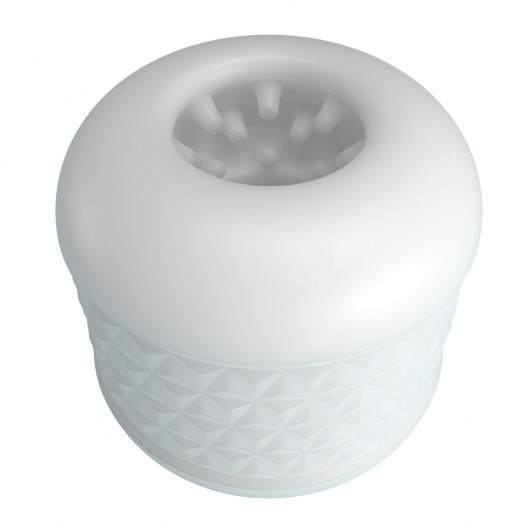 Белый сквозной мастурбатор Crystle - Baile - в Жуковском купить с доставкой