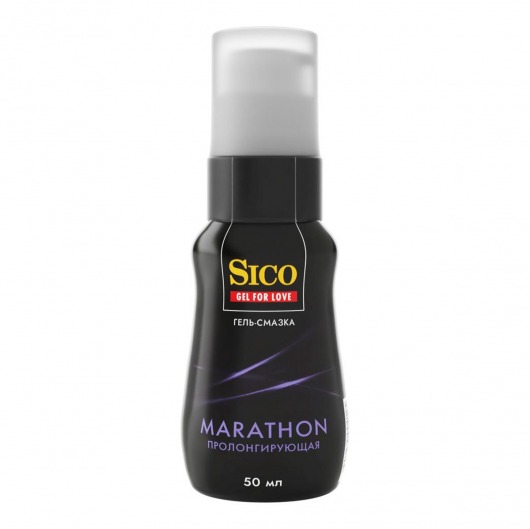 Пролонгирующая гель-смазка Sico Marathon - 50 мл. - Sico - купить с доставкой в Жуковском