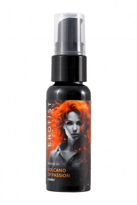 Гель с эффектом вибрации Volcano Of Passion со вкусом вишни - 25 мл. - Erotist Lubricants - купить с доставкой в Жуковском