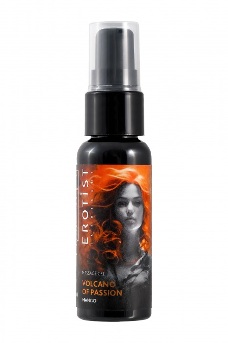 Гель с эффектом вибрации Volcano Of Passion со вкусом манго - 25 мл. - Erotist Lubricants - купить с доставкой в Жуковском