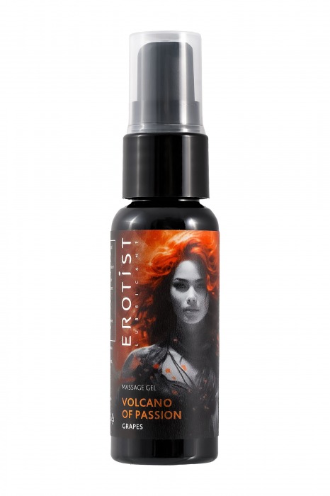 Гель с эффектом вибрации Volcano Of Passion со вкусом винограда - 25 мл. - Erotist Lubricants - купить с доставкой в Жуковском