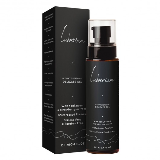 Интимный гель с экстрактами нони, нима и клубники Luberium Delicate Waterbased - 100 мл. - Luberium - купить с доставкой в Жуковском