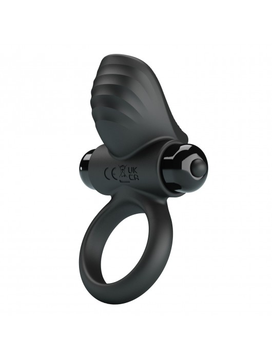 Черное эрекционное кольцо с вибрацией Adrien - Baile - в Жуковском купить с доставкой