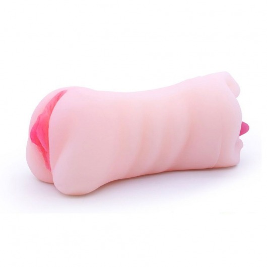 Телесный двусторонний мастурбатор - вагина и ротик - Boys of Toys - в Жуковском купить с доставкой