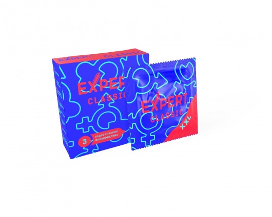 Презервативы увеличенного размера Expert Classic XXL - 3 шт. - Expert - купить с доставкой в Жуковском