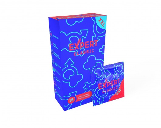 Презервативы увеличенного размера Expert Classic XXL - 15 шт. - Expert - купить с доставкой в Жуковском