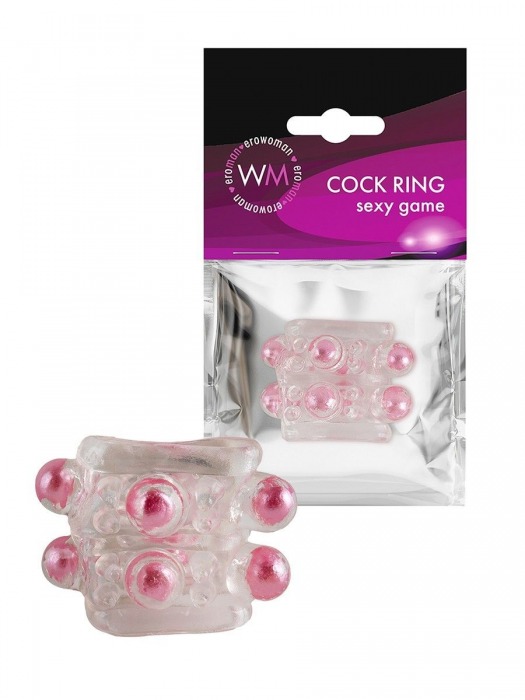 Прозрачная насадка на пенис с цветными шариками - Erowoman-Eroman - в Жуковском купить с доставкой