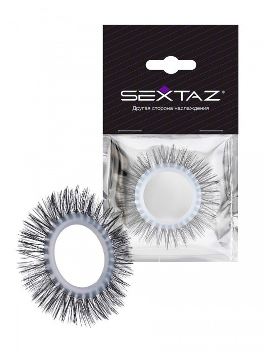 Круглое эрекционное кольцо с длинными «ресничками» - Sextaz - в Жуковском купить с доставкой