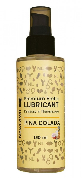 Ароматизированный лубрикант на водной основе NewLevel Pina Colada - 150 мл. - NewLevel - купить с доставкой в Жуковском