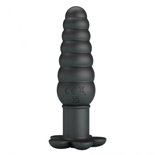 Черный анальный вибростимулятор Imron - 11 см. - Baile