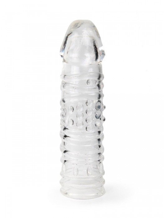 Прозрачная закрытая насадка на пенис - 17 см. - Sex Expert - в Жуковском купить с доставкой
