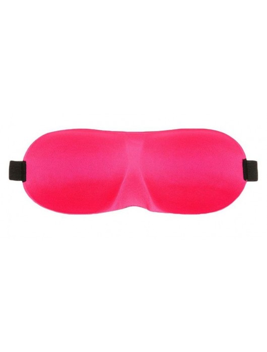 Розовая глухая маска на резинке - Sitabella - купить с доставкой в Жуковском