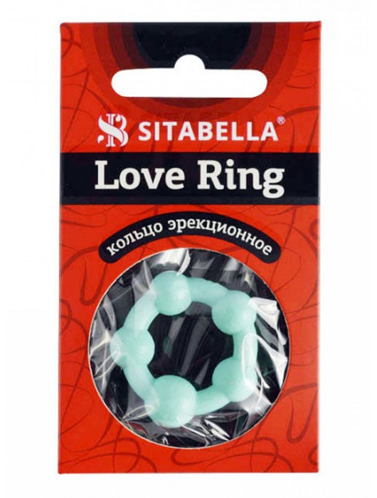 Цветное эрекционное кольцо с 5 бусинами Love Ring - Sitabella - в Жуковском купить с доставкой