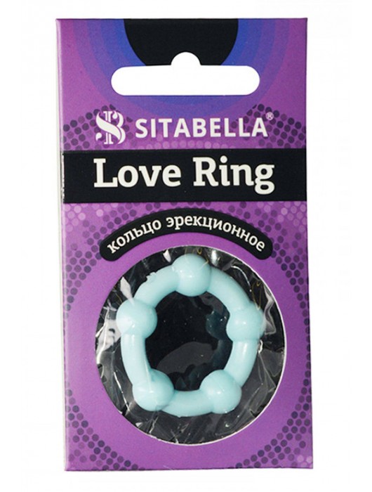 Цветное эрекционное кольцо Love Ring с бусинами - Sitabella - в Жуковском купить с доставкой